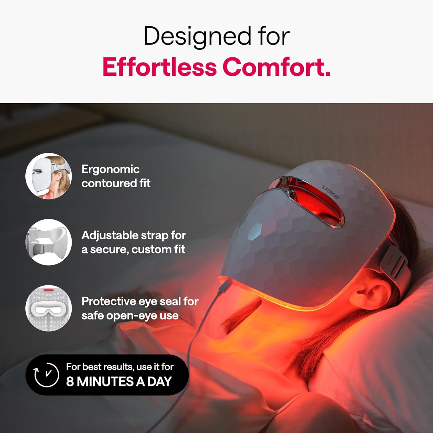 Ulike Reglow LED Light Therapy Face Mask - Image 6