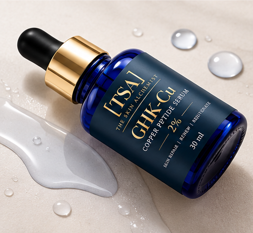 THE SKIN ALCHEMIST | SIGNATURE SERUM 2% GHK-Cu Copper Peptide Serum | 30 ml - Image 3